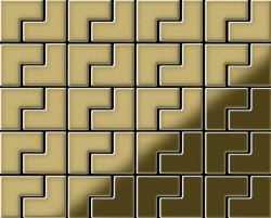Изображение продукта Alloy Kink Brass Tiles