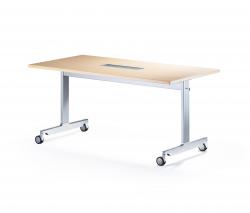 Изображение продукта Wiesner-Hager N table Rechtecktisch- T-Fuß