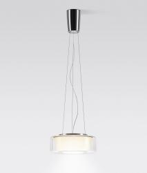 Изображение продукта serien.lighting Curling Suspension clear | reflector conical opal | Rope