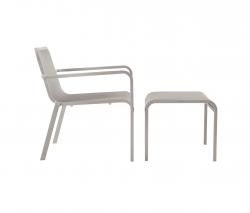 Manutti Helios chair с подставкой для ног/sidetable - 1