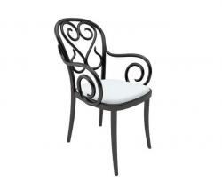 Изображение продукта TON 04 кресло с подлокотниками с обивкой