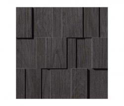 Atlas Concorde Bord Liquorice Mosaico Row 3D - 2