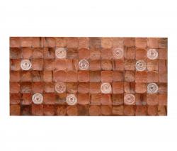 Cocomosaic Cocomosaic tiles brown bliss with oval white stamp - 2