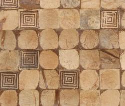 Cocomosaic Cocomosaic tiles natural bliss with square brown stamp - 1