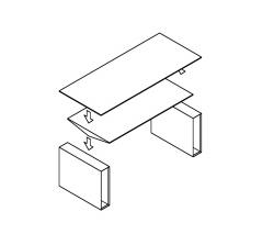 Rechteck Summarum Tisch - 7