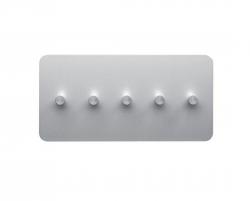 Изображение продукта Cascando Round 20 Wall panel, 5 coat hooks
