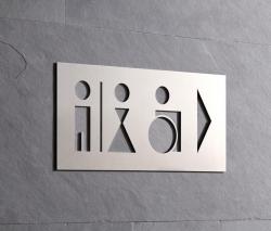 Изображение продукта PHOS Design Hinweisschild WC