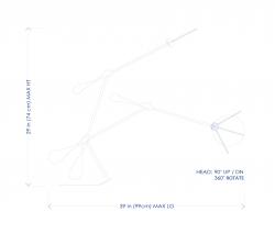 Light&Contrast Trapeze LED стол Light Large - 9