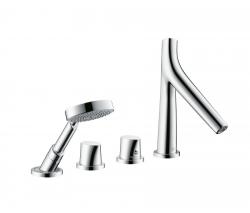 Изображение продукта Axor Starck Organic 4-Hole Rim-Mounted Thermostatic Bath Mixer DN15