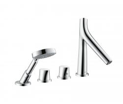 Изображение продукта Axor Starck Organic 4-Hole Tile-Mounted Thermostatic Bath Mixer DN15