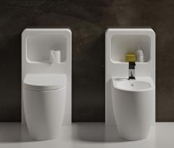 Изображение продукта Ceramica Cielo Smile Back to wall wc 53 | bidet 53 with Magicbox