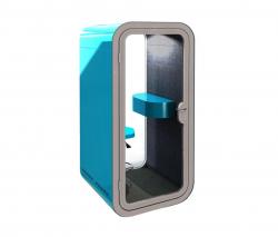 Изображение продукта Framery O turquoise and white - мобильная переговорная