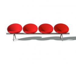 Fredericia Furniture Fredericia Furniture Nanna bench 4-seater - 1