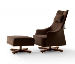 Изображение продукта Giorgetti Mobius Wing кресло with Footrest