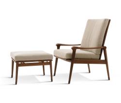 Изображение продукта Giorgetti Giorgetti Denny кресло с подлокотниками with Footrest
