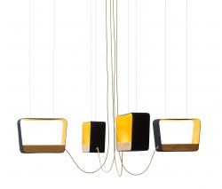 Изображение продукта designheure Eau de lumiere люстра 4 Medium Rectangle