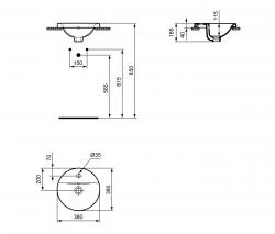 Ideal Standard Connect built-in wash basin - 2