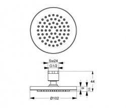 Ideal Standard Idealrain overhead shower - 2