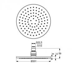 Ideal Standard Idealrain overhead shower - 2