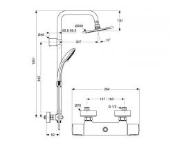 Ideal Standard Idealrain shower set - 2