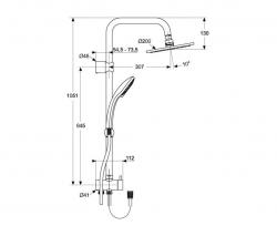 Ideal Standard Idealrain shower set - 2
