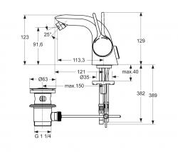Ideal Standard Melange bidet tap - 2