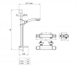 Ideal Standard CeraTherm shower set - 2