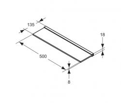 Ideal Standard Ideal Standard Step glass shelf - 2