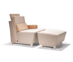 Изображение продукта Indera Indera The Wedge кресло с подлокотниками с подставкой для ног