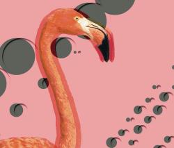 Inkiostro Bianco Flamingos - 1