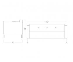 Lounge 22 Basic диван - 6