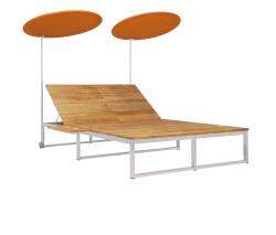 Изображение продукта Mamagreen Oko Lounge double шезлонг with tray & shade