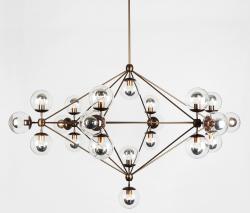 Изображение продукта Roll & Hill Modo люстра 21 globes bronze clear