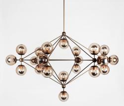 Изображение продукта Roll & Hill Modo люстра 21 globes bronze smoke