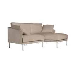 Design Within Reach Camber Compact Sectional с обивкой из ткани, Right, стальные ножки - 2