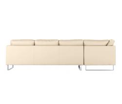 Design Within Reach Goodland Large Sectional в коже, Right, стальные ножки - 3