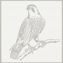 Petracer's Ceramics Gran Gala falcone in vedetta bianco - 1