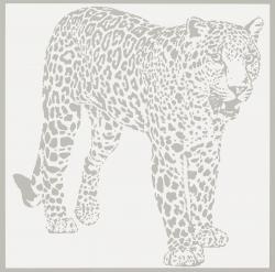 Petracer's Ceramics Gran Gala leopardo a caccia bianco - 1