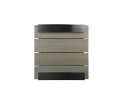 keilbach Glasnost.Wood.Grey Mailbox - 2