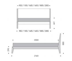 MINT Furniture Double Bed - 2
