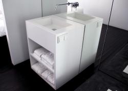 Изображение продукта Not Only White Base напольная раковина с тумбой