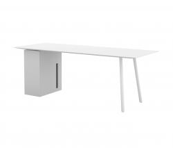 viccarbe Maarten table 200x80cm with storage unit - 1