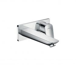 Изображение продукта Hansgrohe Logis однорычажный смеситель для раковины for concealed installation with spout 195 mm wall-mounted