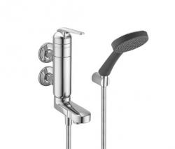 Изображение продукта KWC DOMO Vertikal рычажный смеситель с поворотным изливом 120°