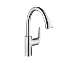 Изображение продукта KWC KWC DOMO Hebelmischer|Ausziehbare Umstellbrause - magnetische formschlüssige Halterung