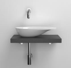 Clou First shelf without tap hole CL/07.38010 - 2