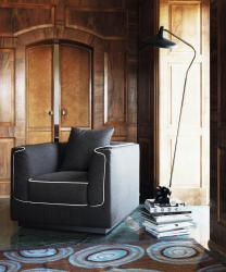 Изображение продукта Flou Gentleman кресло с подлокотниками