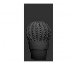 VIVES Ceramica Cactus-B Negro Mate - 1