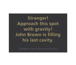 Изображение продукта a-carpet Unknown Dentists Tombstone