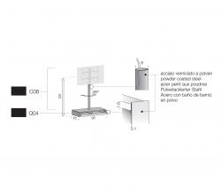 Extendo Spin 360 TV support column with awning door - 9